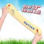 Squeezy Jumbo Butter 10-Inch Squeeze Toy