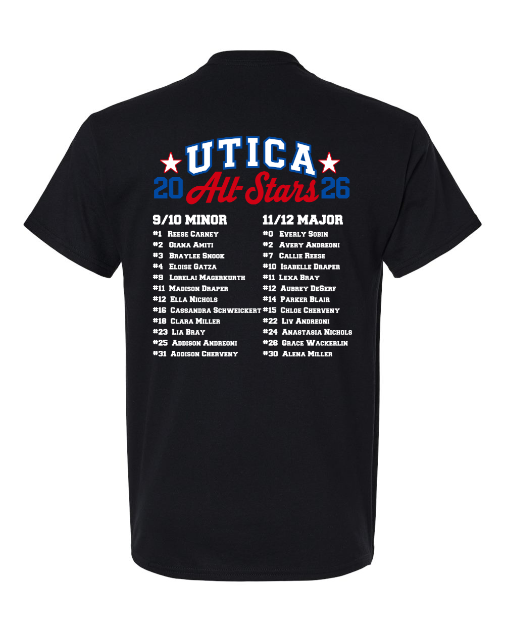 Utica All-Stars Softball T-Shirt