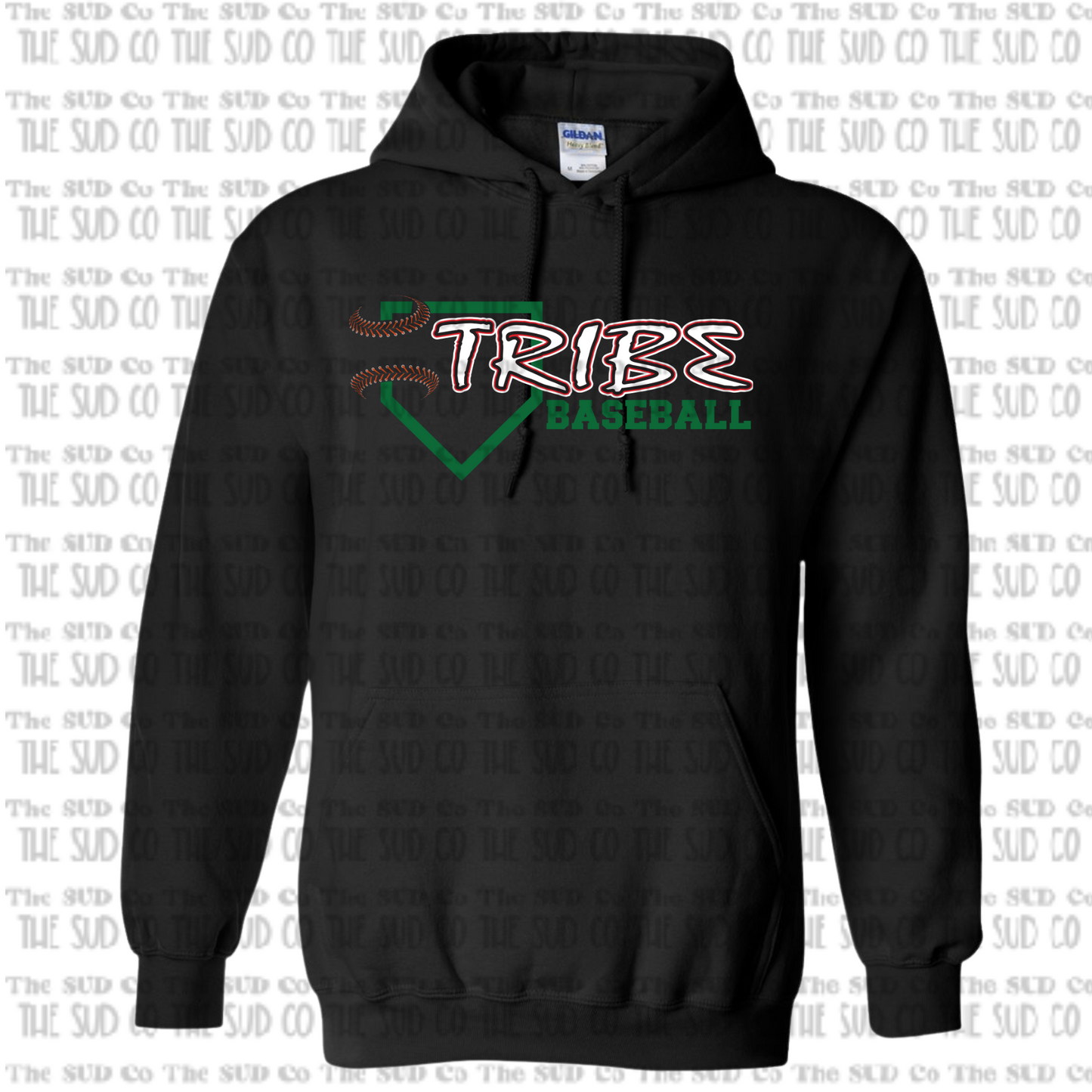 WES TRIBE Baseball Hooded Sweatshirt
