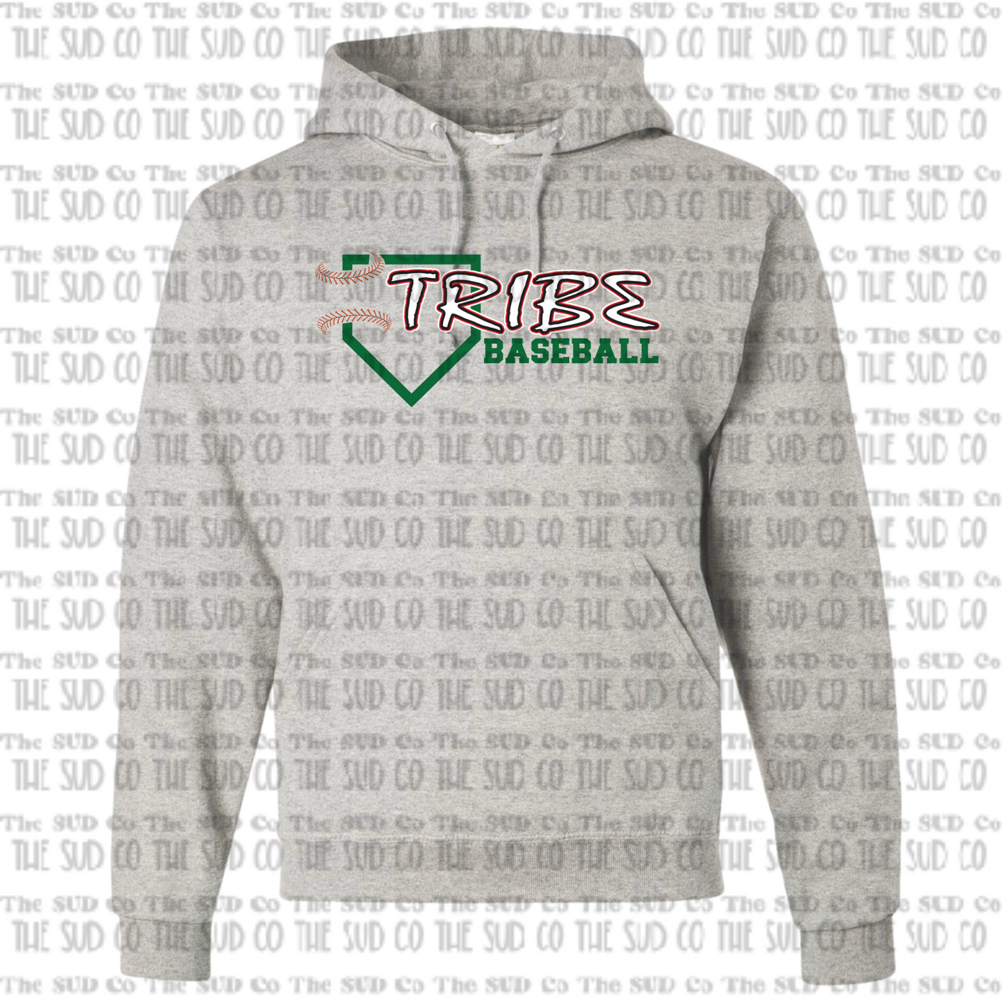 WES TRIBE Baseball Hooded Sweatshirt