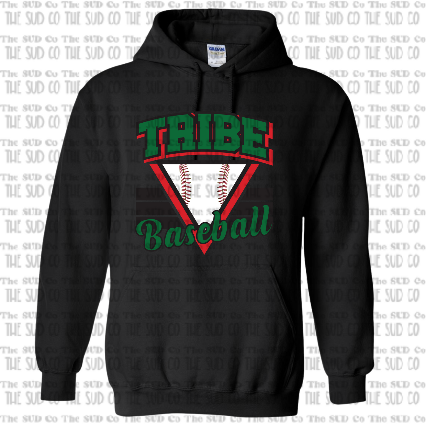 WES TRIBE Baseball Hooded Sweatshirt