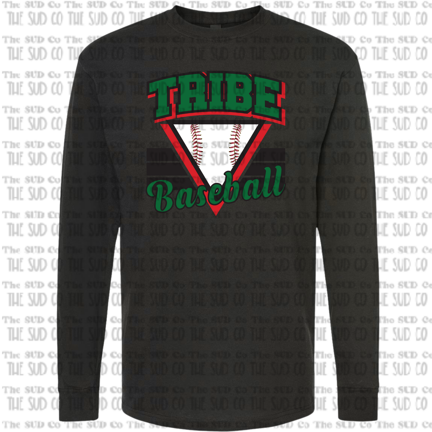 WES TRIBE Baseball Long Sleeve T-shirt
