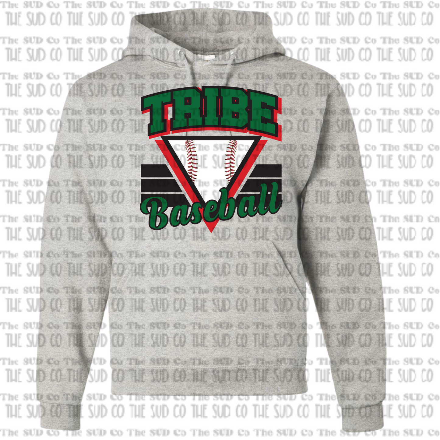 WES TRIBE Baseball Hooded Sweatshirt