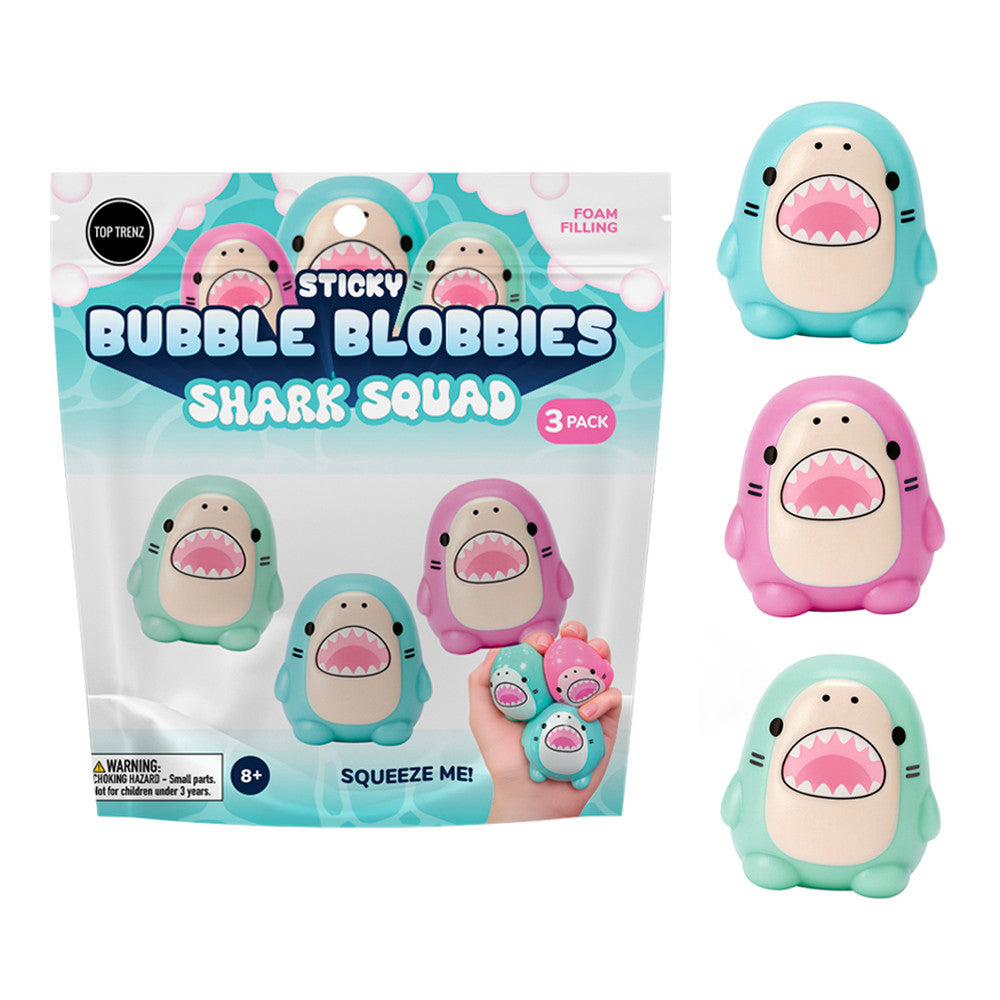 Sticky Bubble Blobbies - Shark Squad by Top Trenz