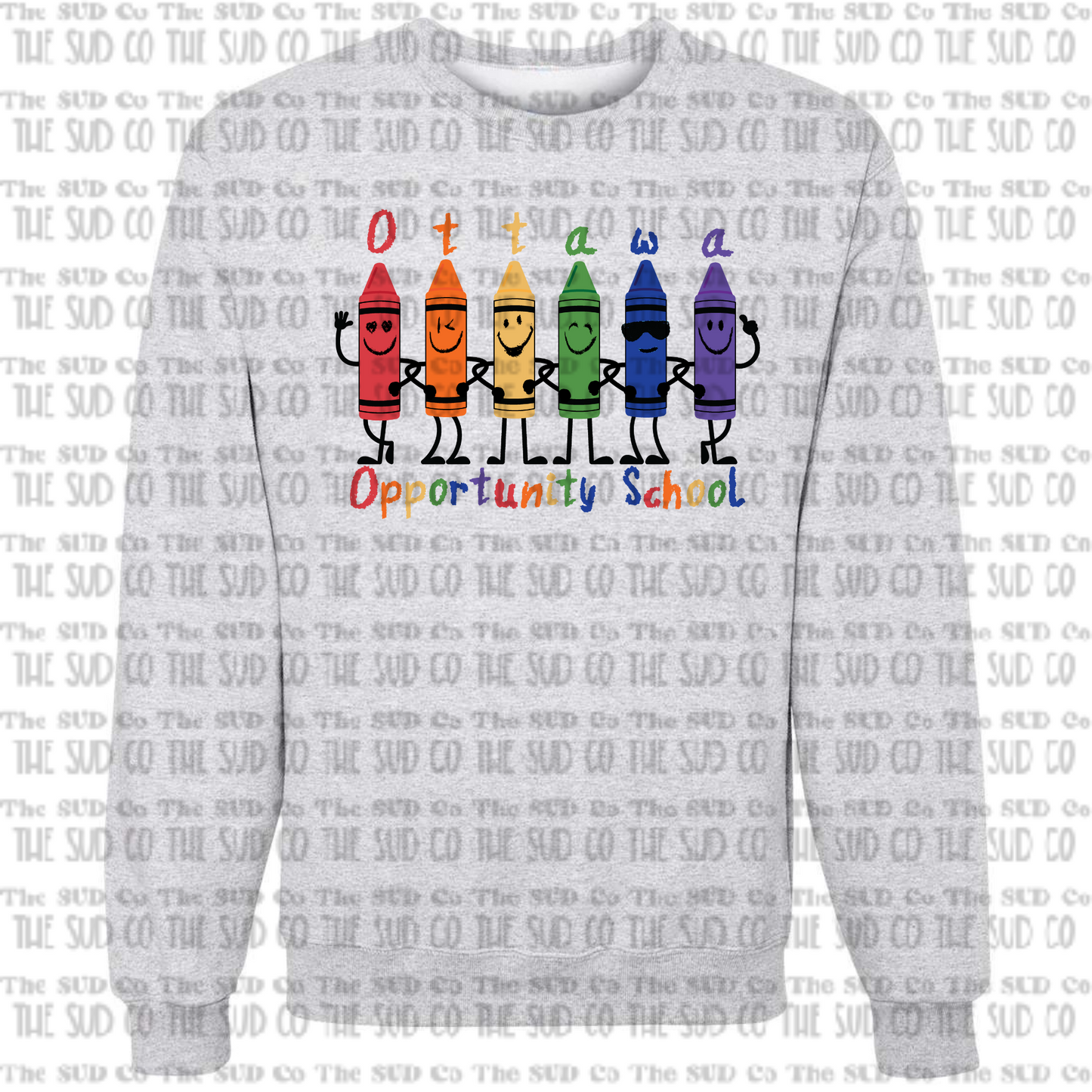 Opportunity School Colorful Crayons
