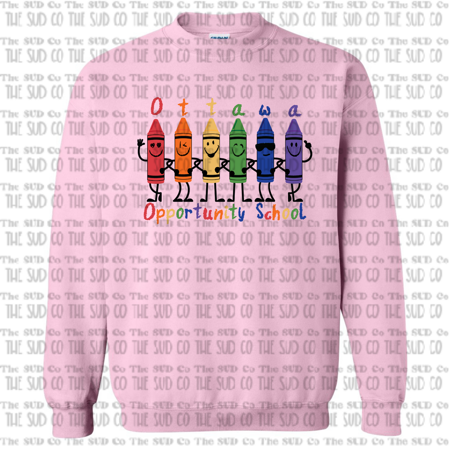 Opportunity School Colorful Crayons