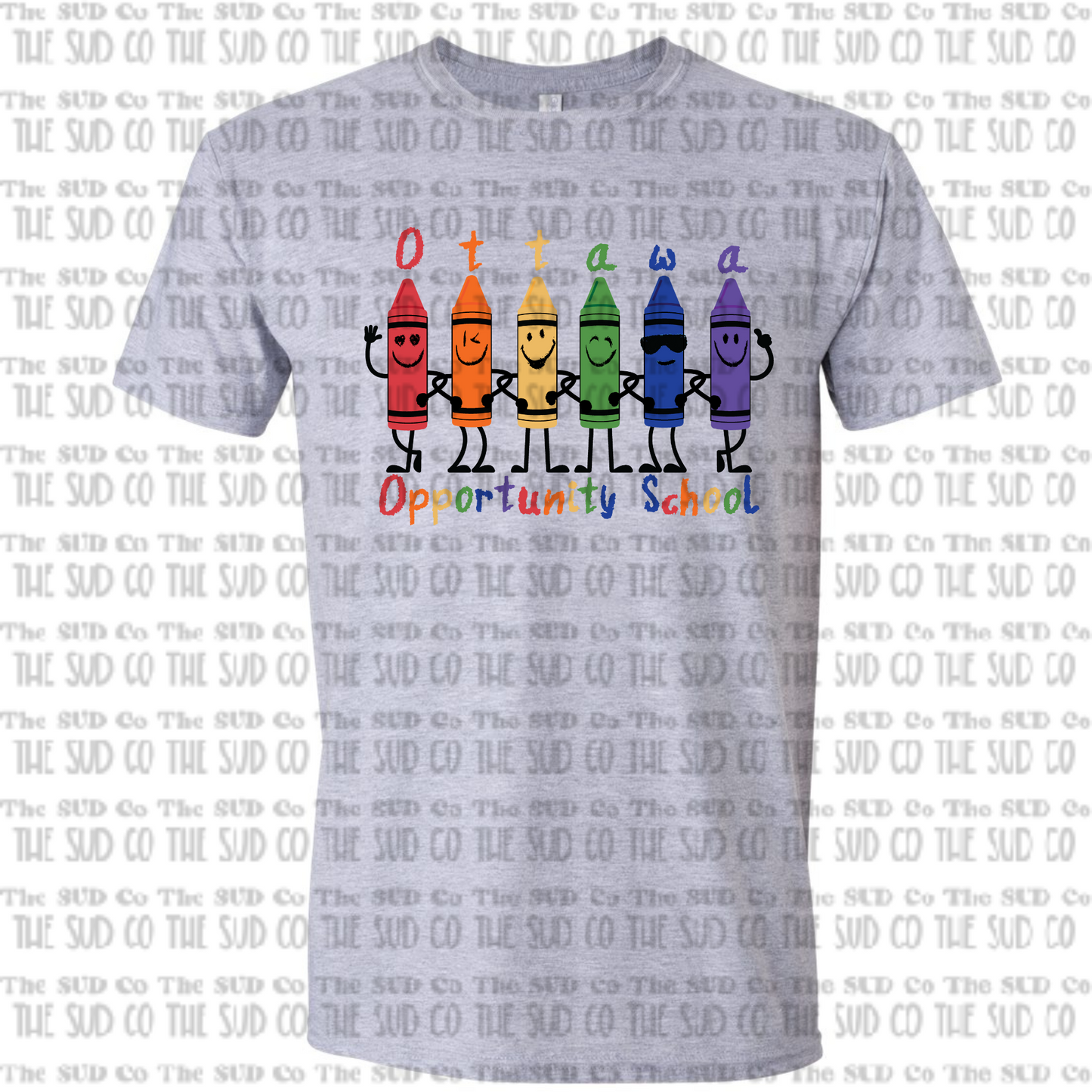 Opportunity School Colorful Crayons