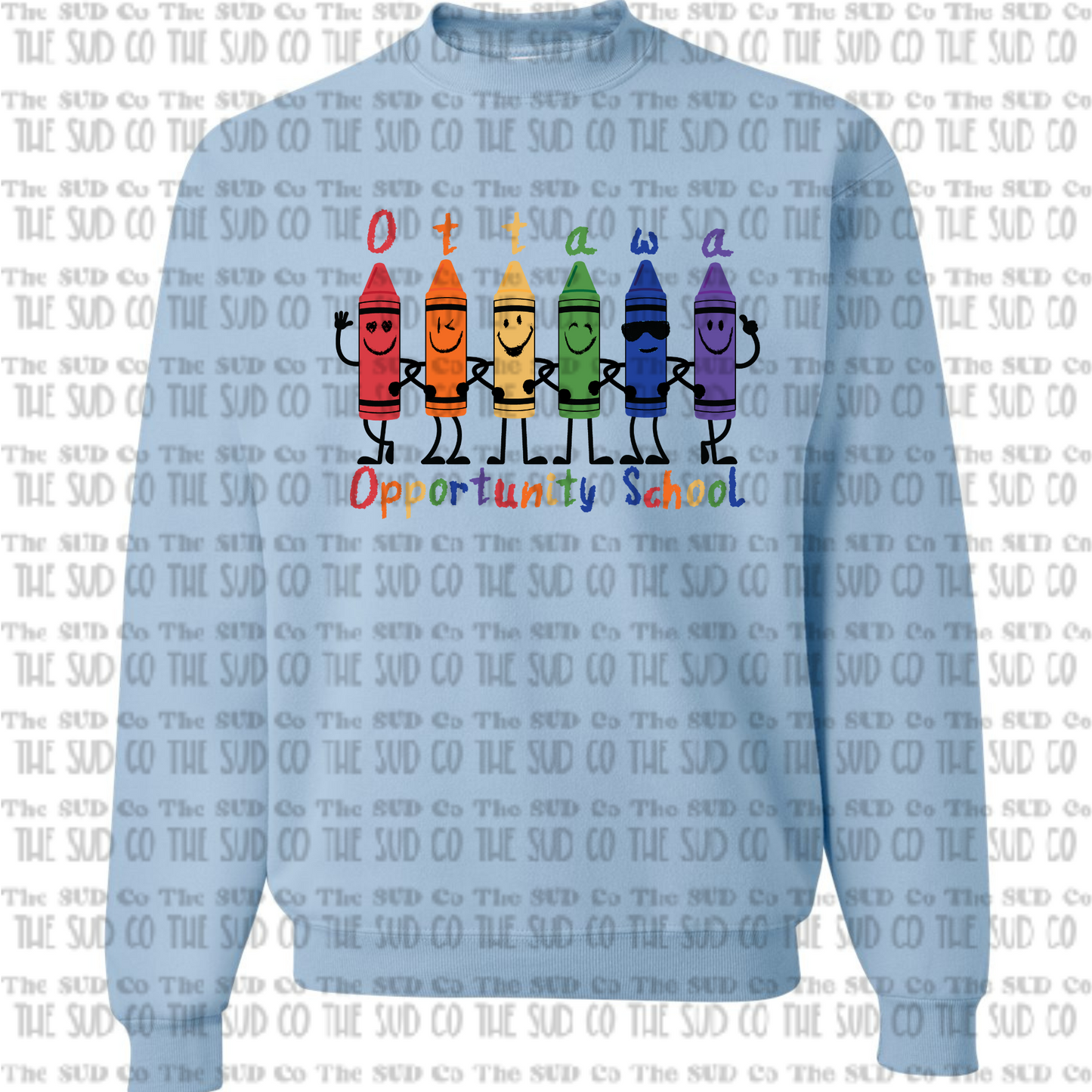 Opportunity School Colorful Crayons