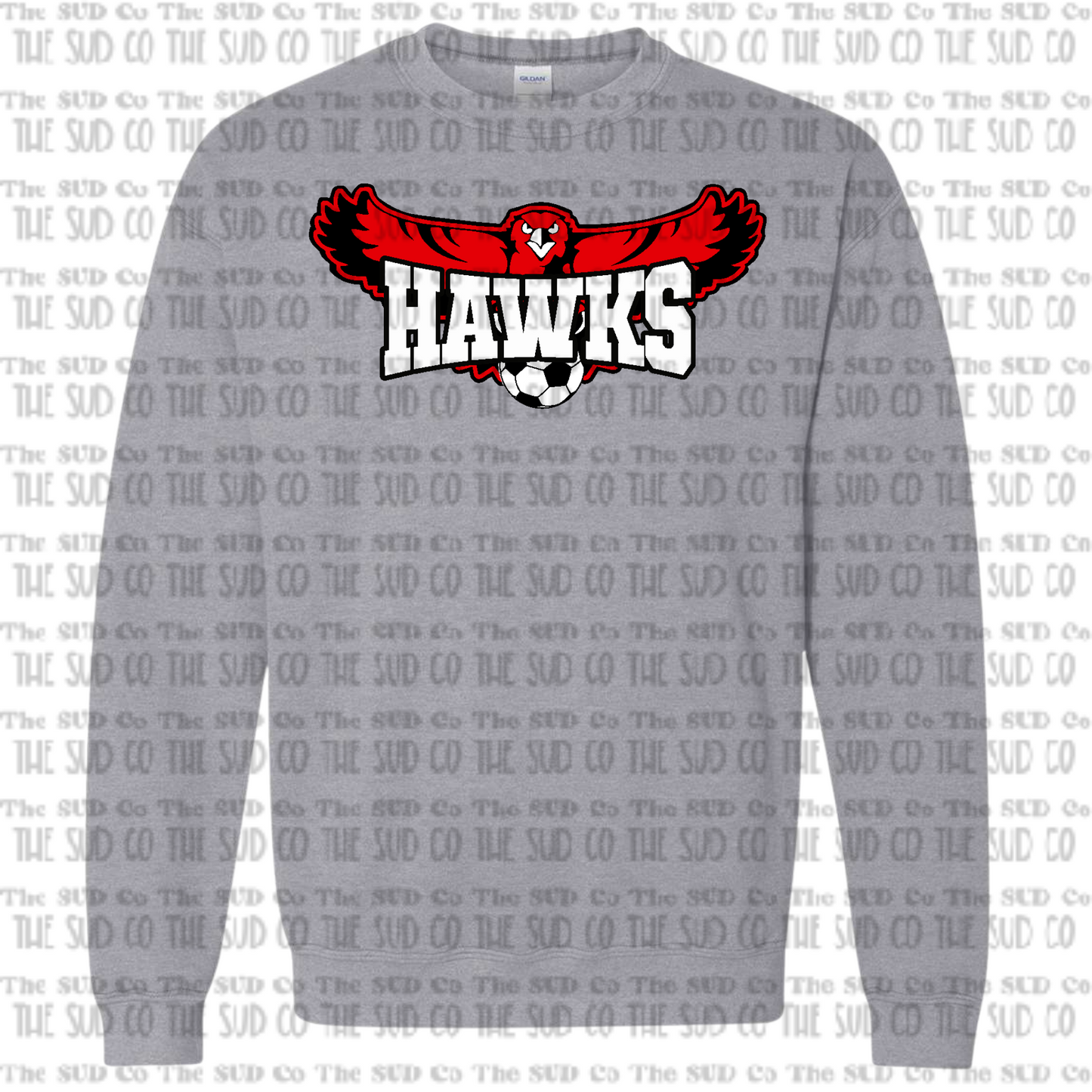 WES Hawks Soccer Crewneck Sweatshirt