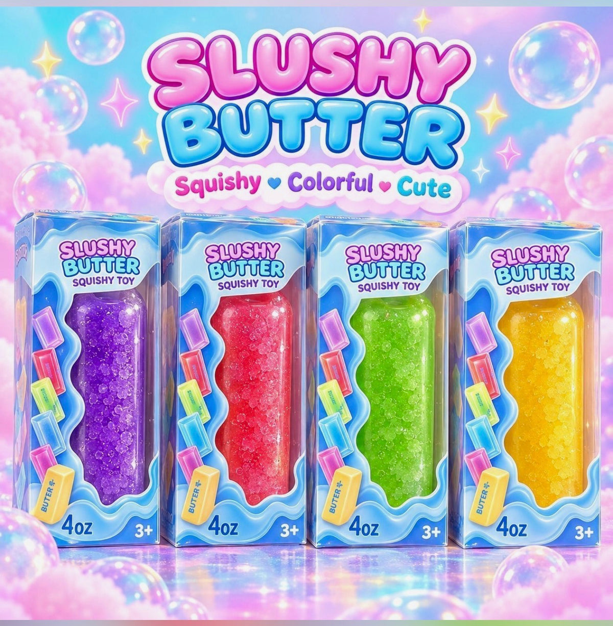 Slushy Butter Squishy (1 Random Color)