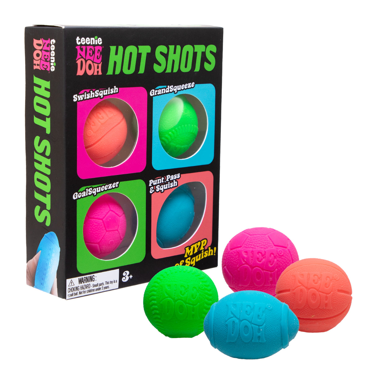 Teenie NeeDoh Hot Shots Multipack — 4 Pack