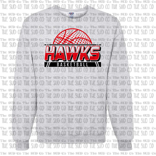 Adult Waltham Hawks Basketball Half Basketball