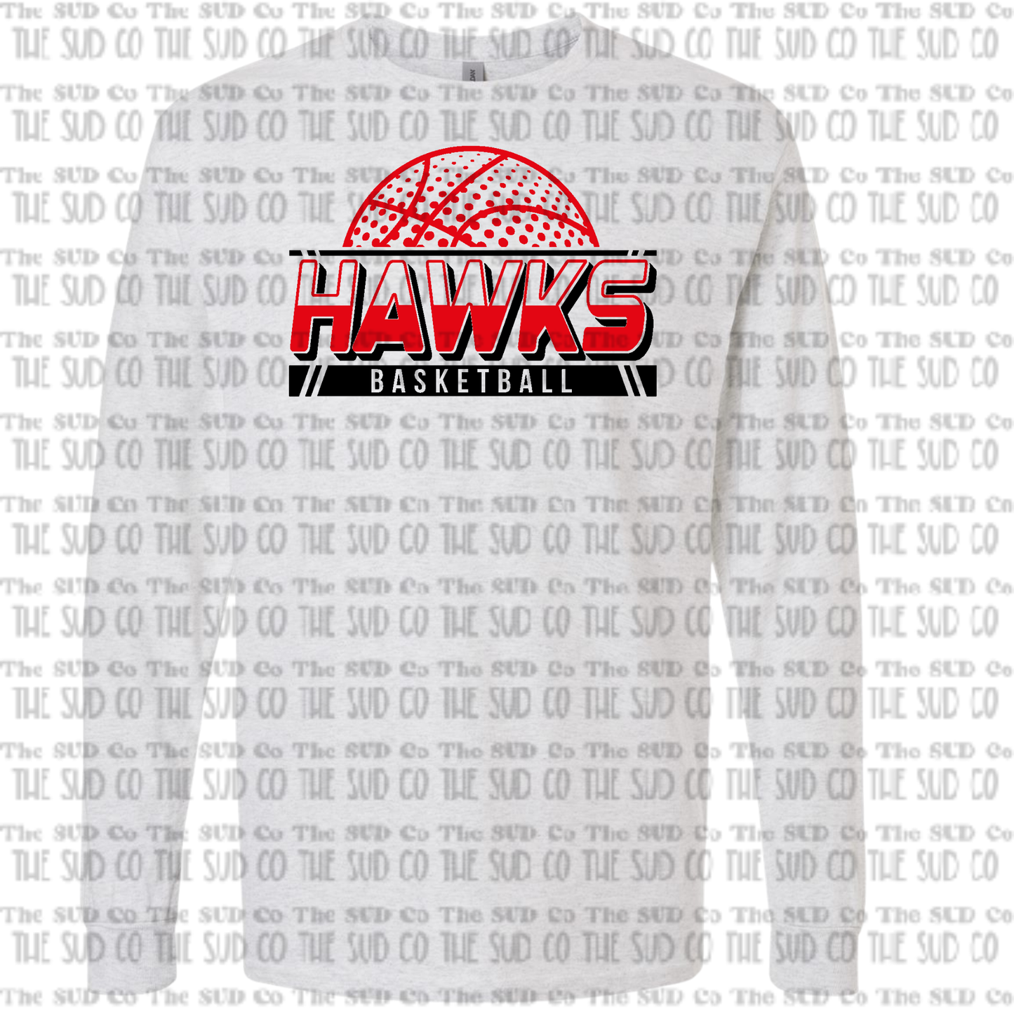 Adult Waltham Hawks Basketball Half Basketball