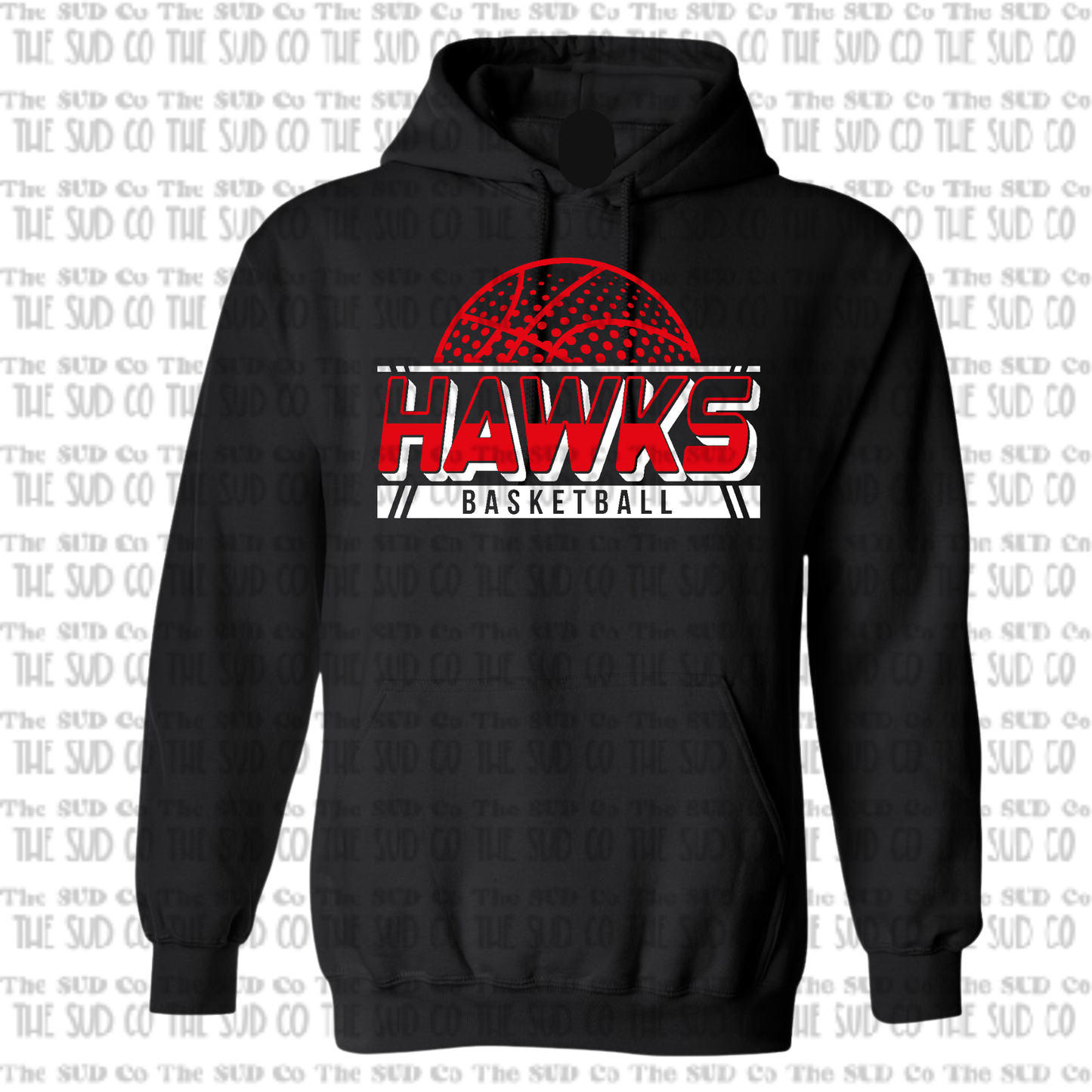Adult Waltham Hawks Basketball Half Basketball