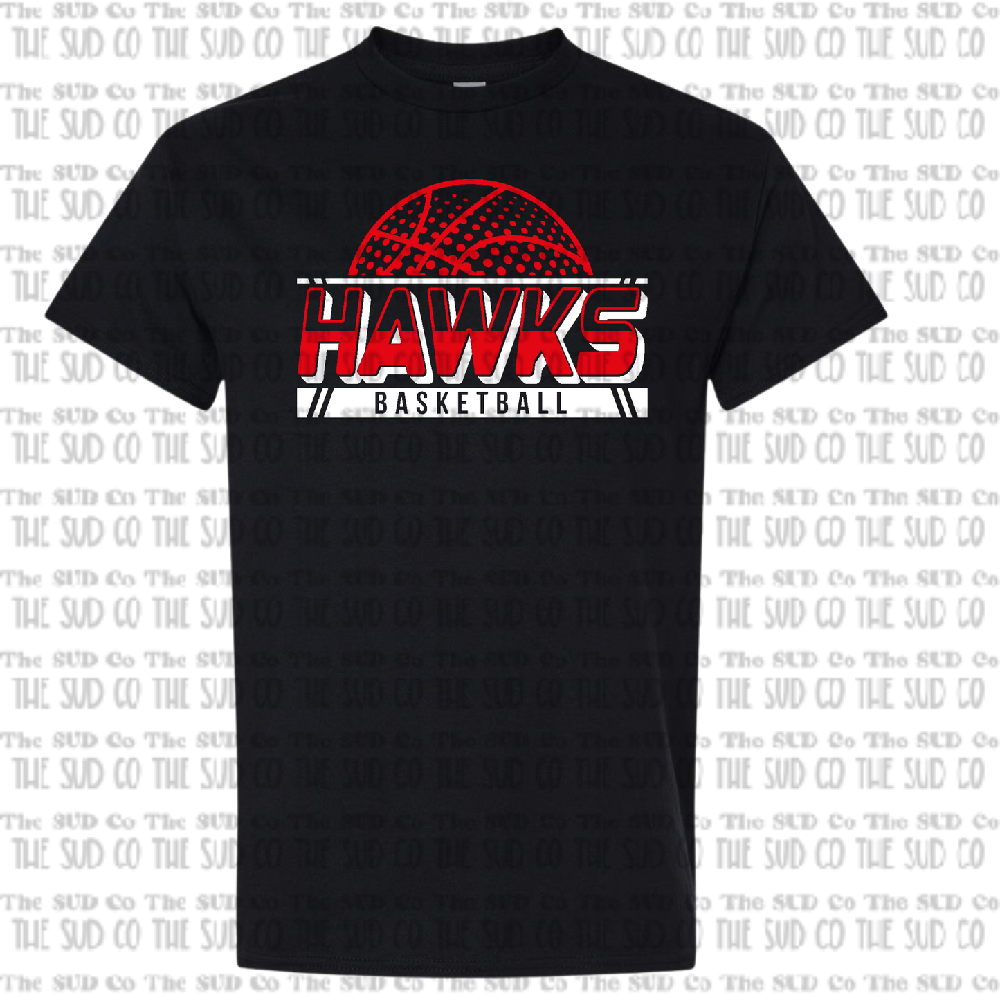 Adult Waltham Hawks Basketball Half Basketball