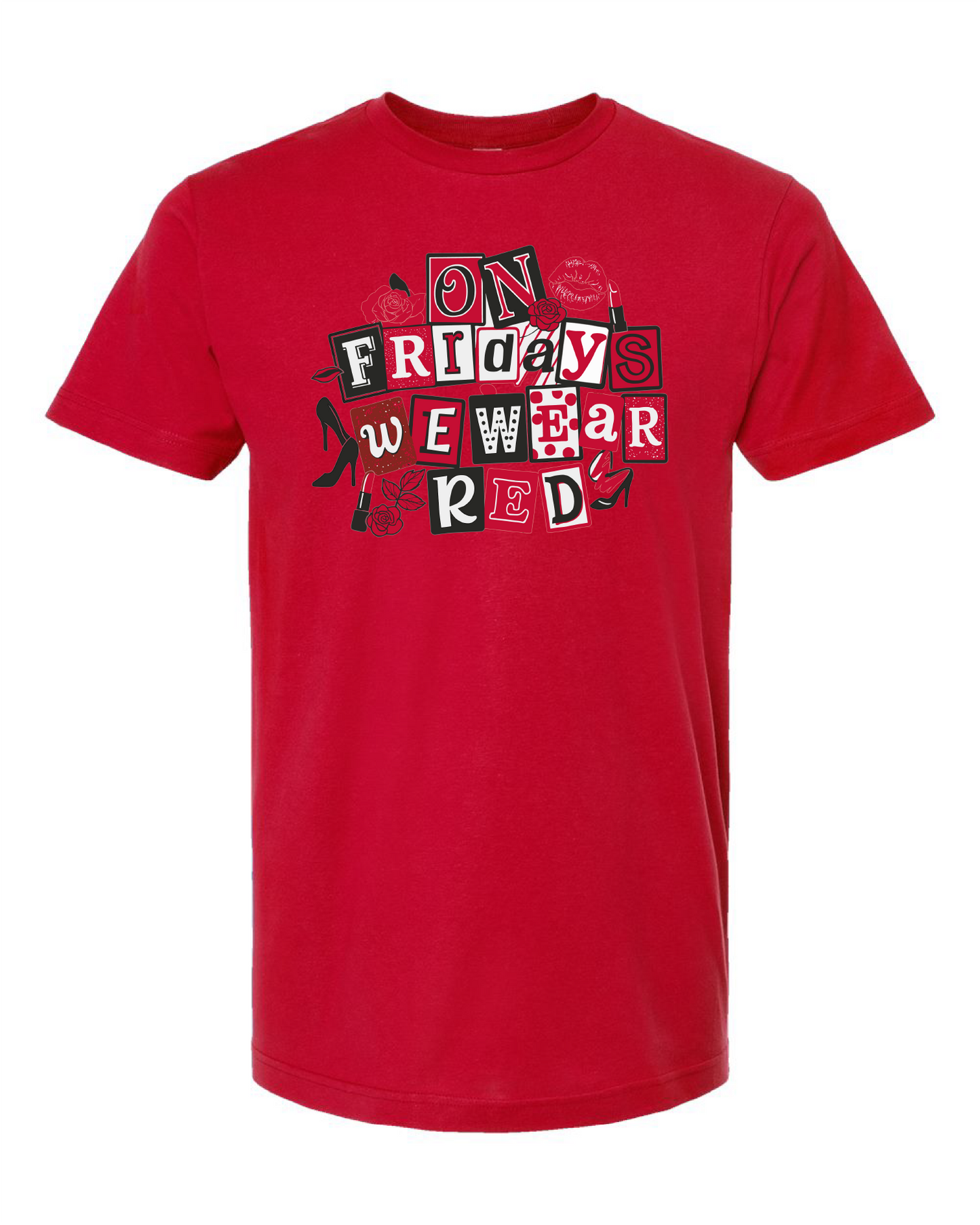 On Fridays We Wear Red Collage