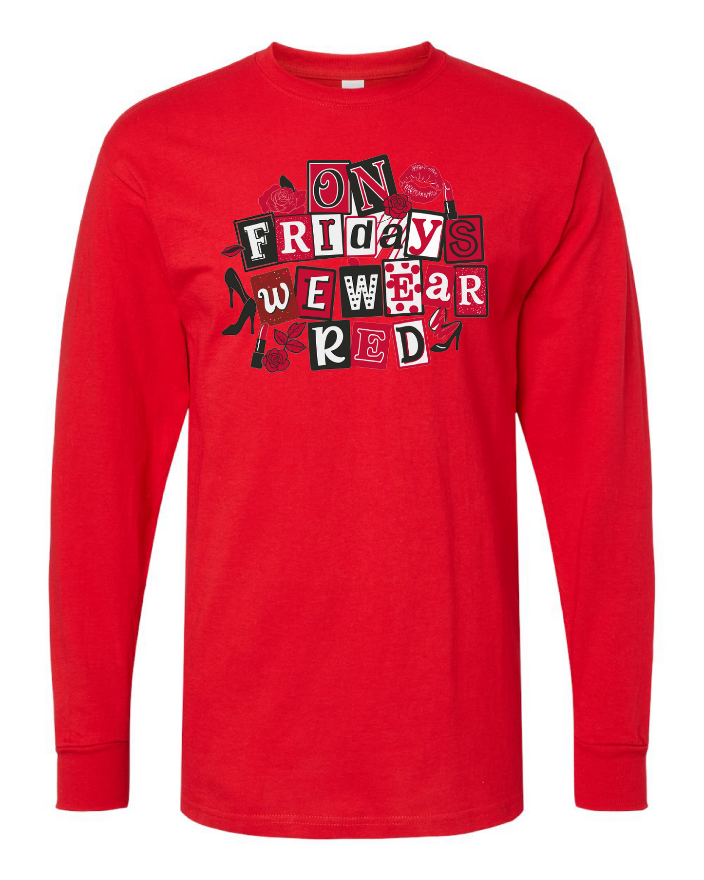 On Fridays We Wear Red Collage