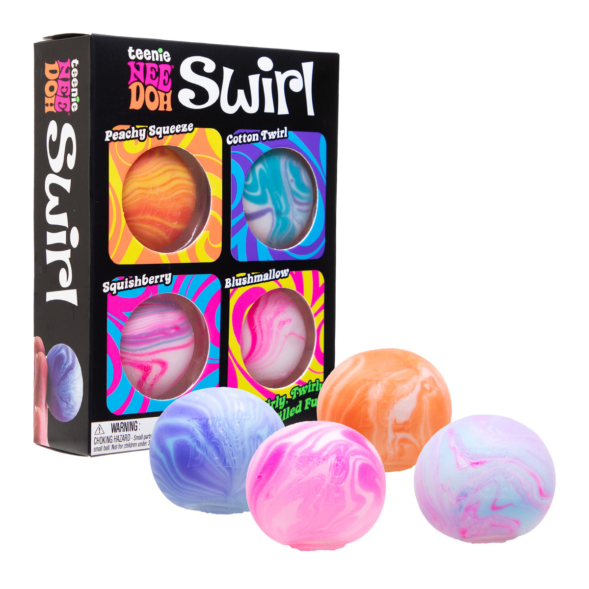 Teenie NeeDoh Swirl Multipack — 4 Pack