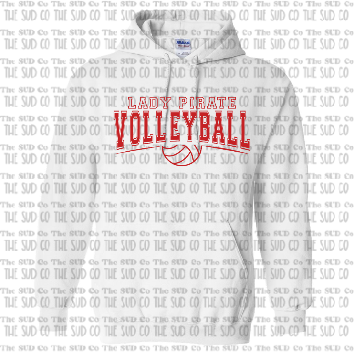 OHS Volleyball Hooded Sweatshirt - White