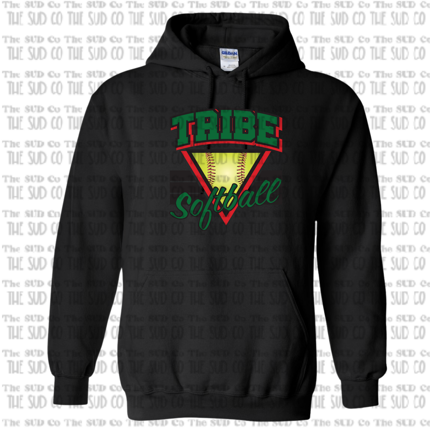 WES TRIBE Softball Hooded Sweatshirt