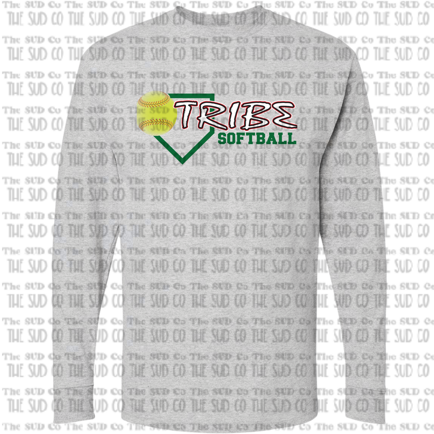 WES TRIBE Softball Long Sleeve T-shirt