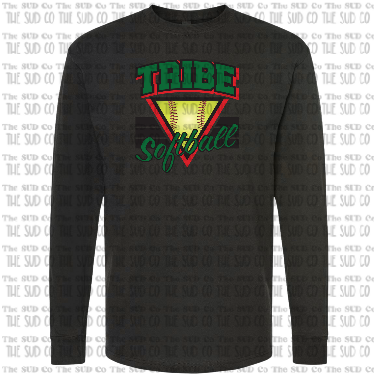 WES TRIBE Softball Long Sleeve T-shirt