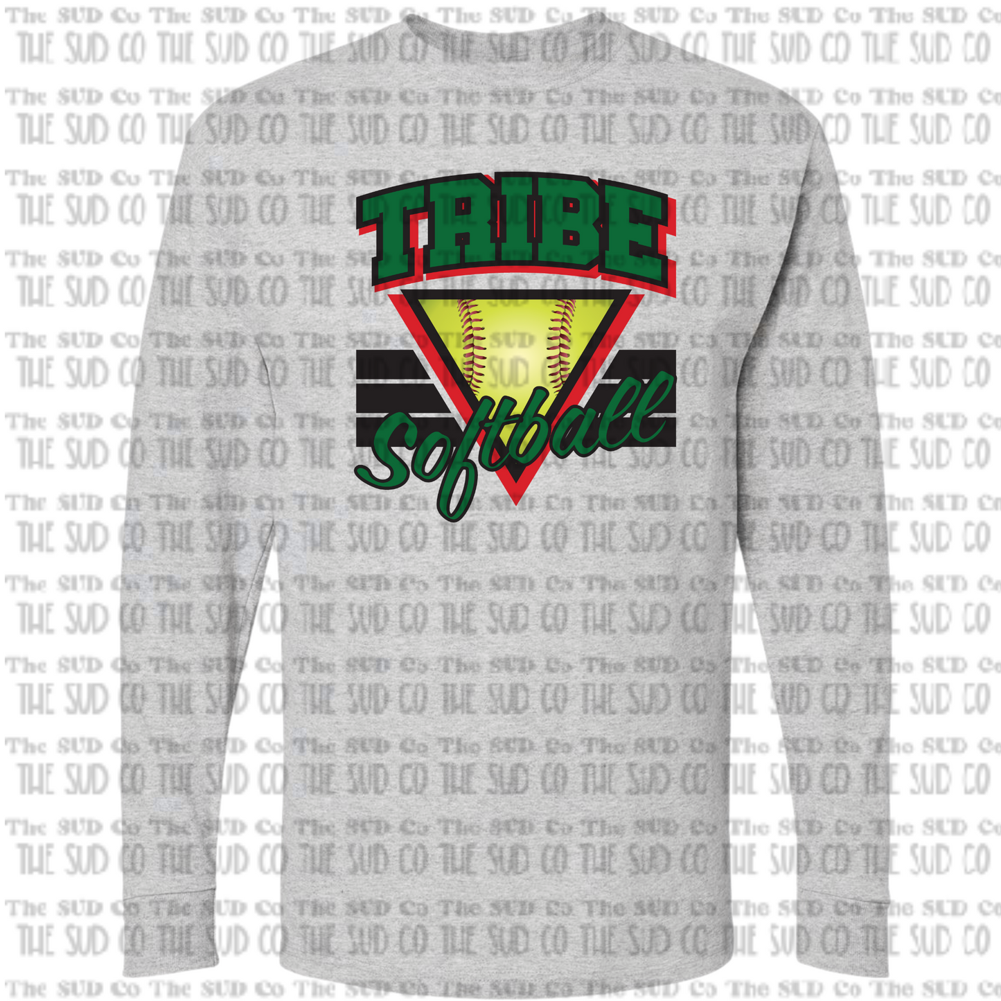 WES TRIBE Softball Long Sleeve T-shirt
