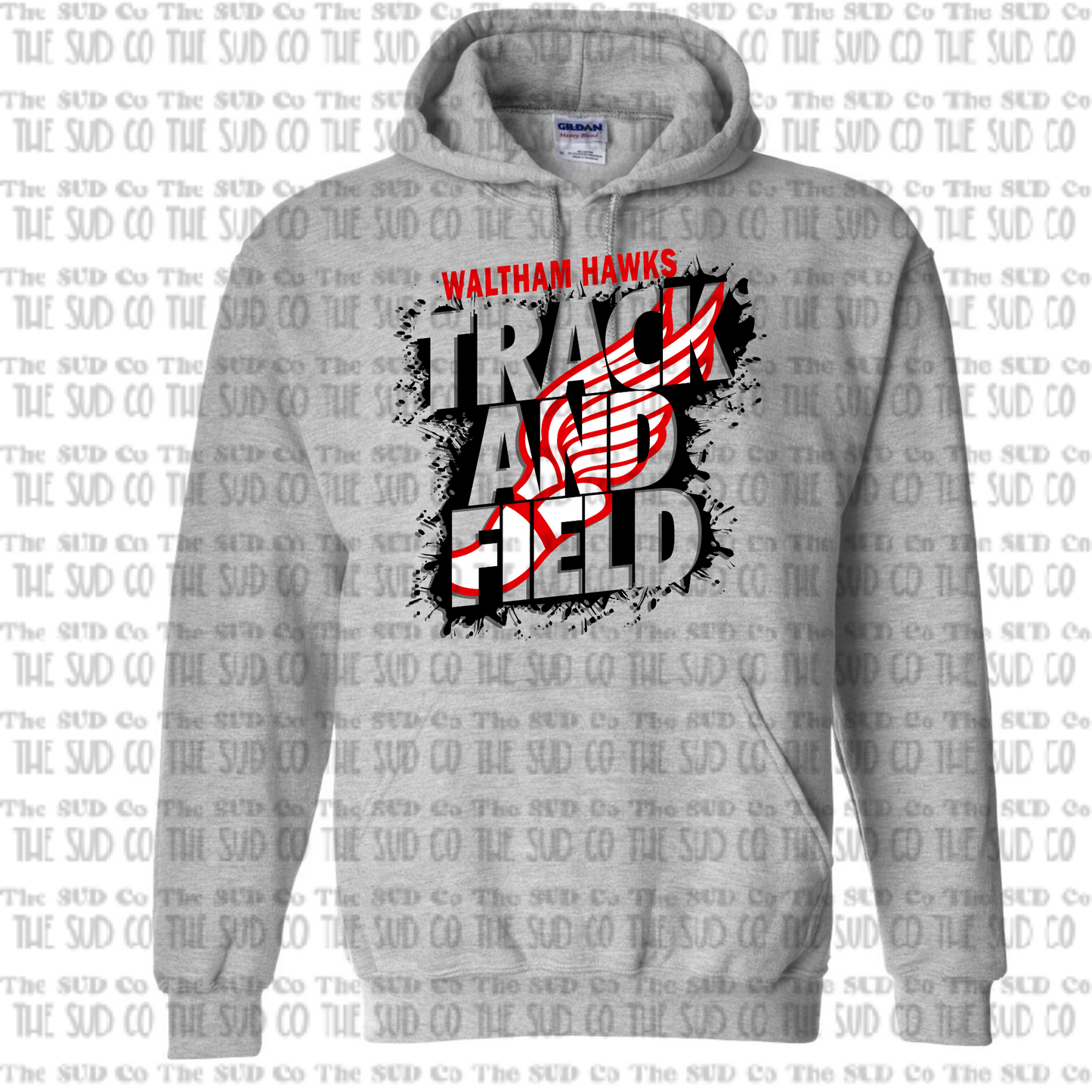 WES Hawks Track Hooded Sweatshirt - GRAY