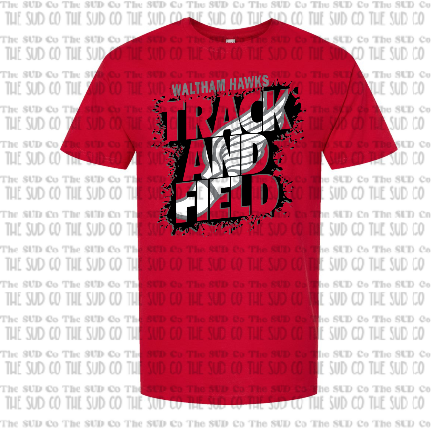 WES Hawks Track Basic Tshirt - RED