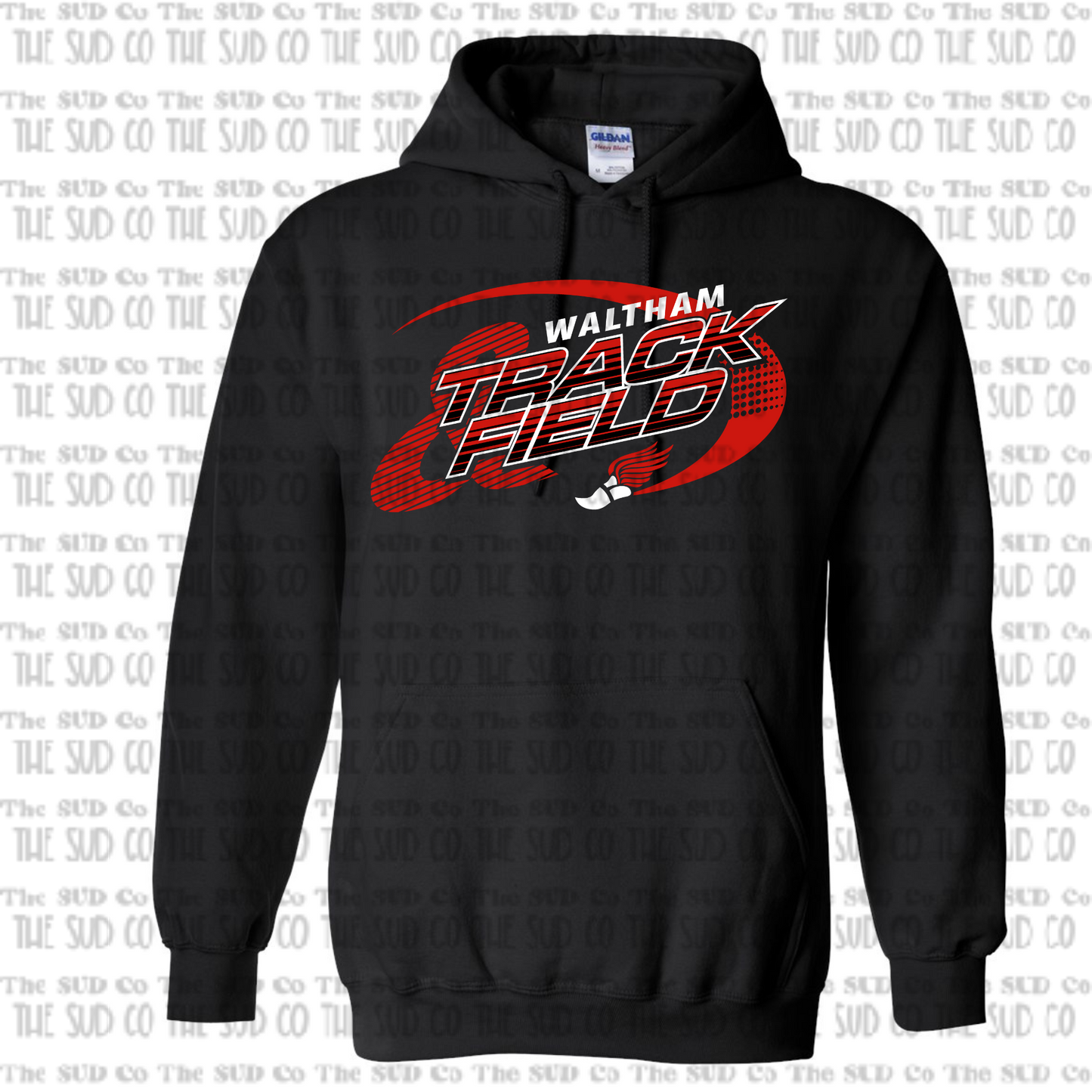 WES Hawks Track Hooded Sweatshirt - BLACK