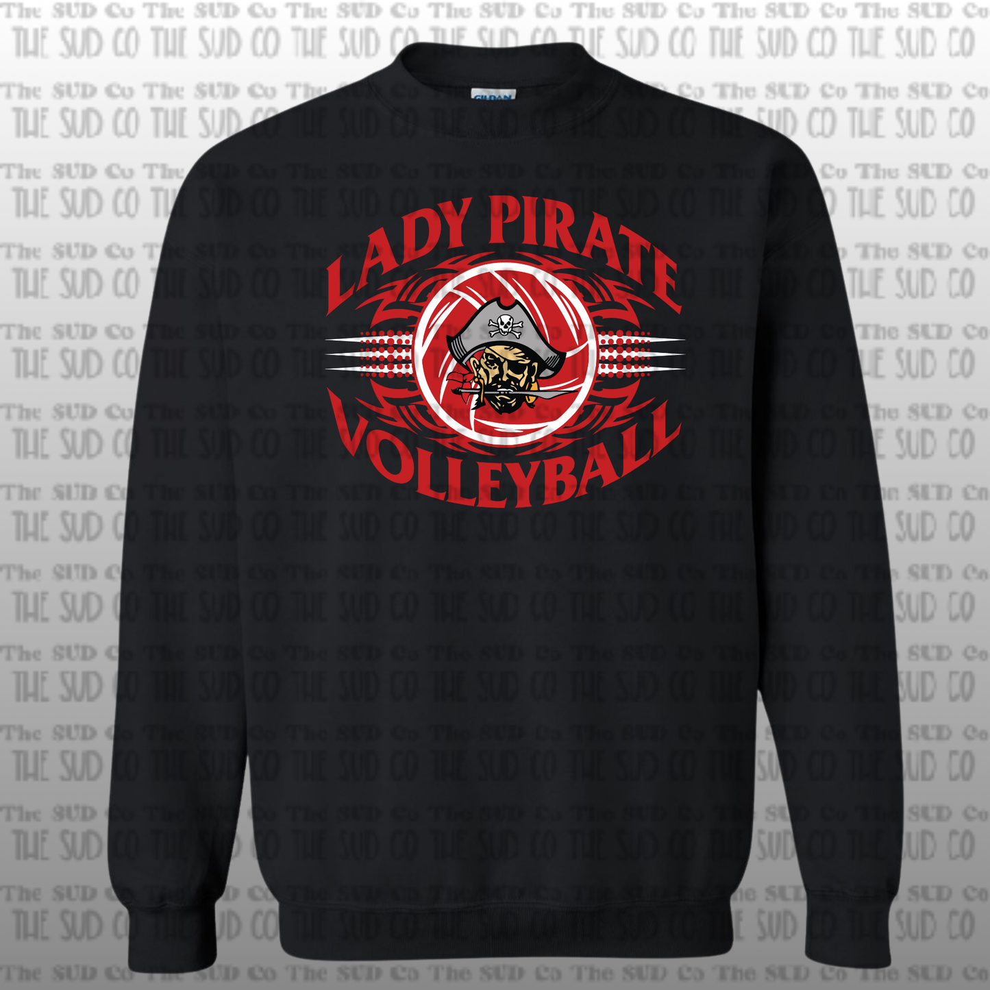 OHS Volleyball Crewneck Sweatshirt - Black