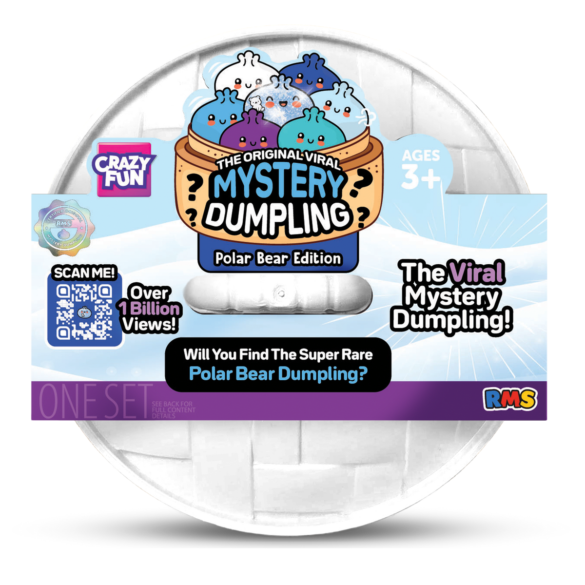 RMS Crazy Fun Mystery Dumpling – Polar Bear Edition