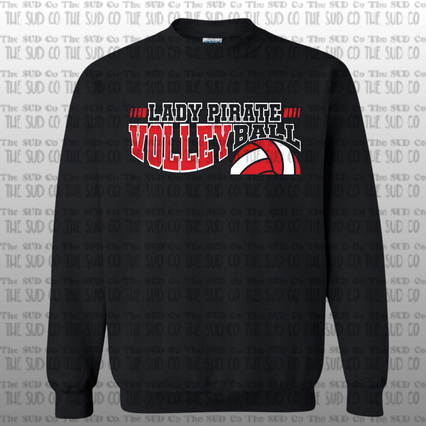 OHS Volleyball Crewneck Sweatshirt - Black