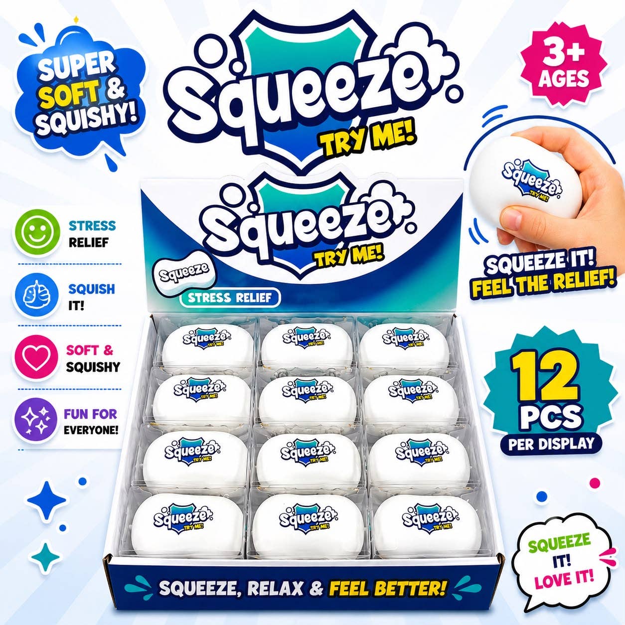GS Wholesale (Formerly Known as Gypsy Soul) - Soap Squeeze ASMR Crunch Squishy Stress Toy