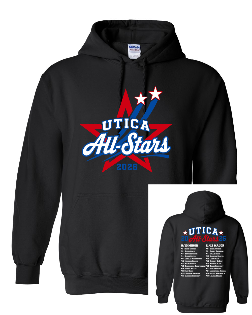 Utica All-Stars Softball Hoodie
