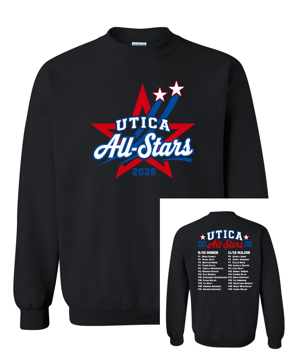 Utica All-Stars Softball Crewneck