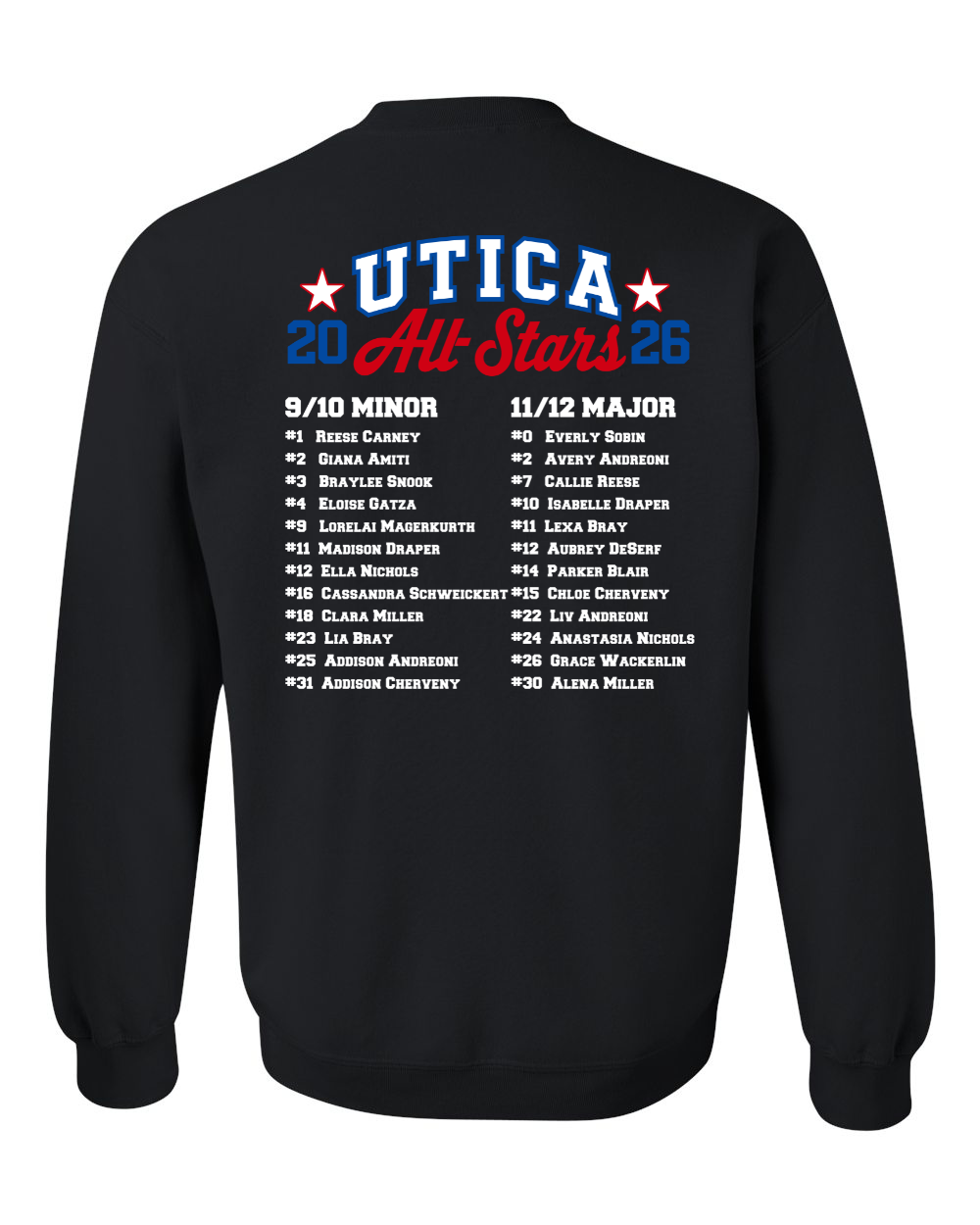 Utica All-Stars Softball Crewneck