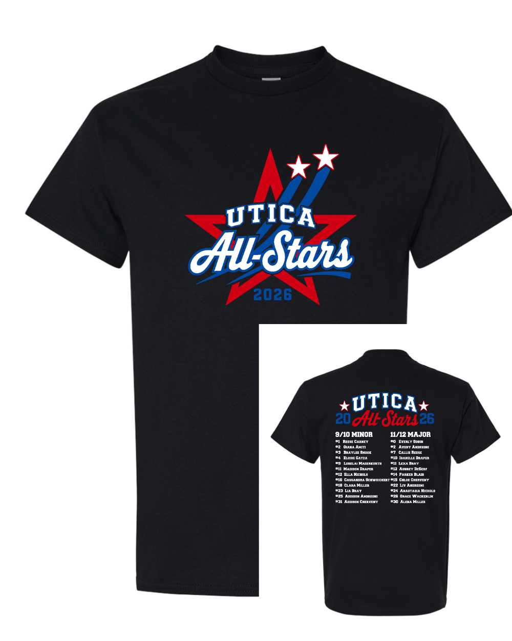Utica All-Stars Softball T-Shirt