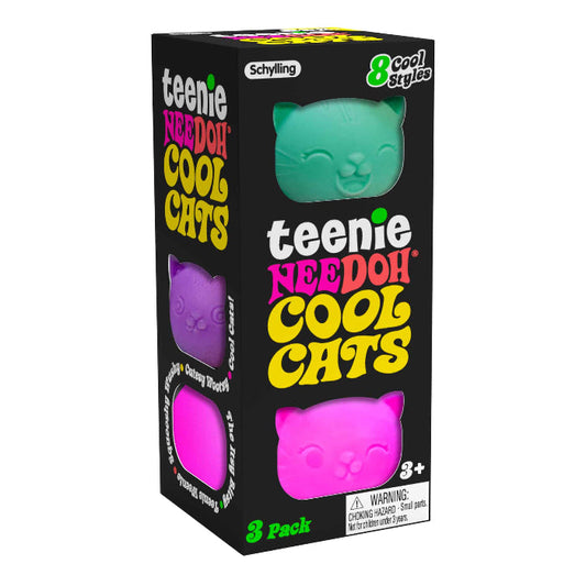 NeeDoh Teenie Cool Cats 3-Pack