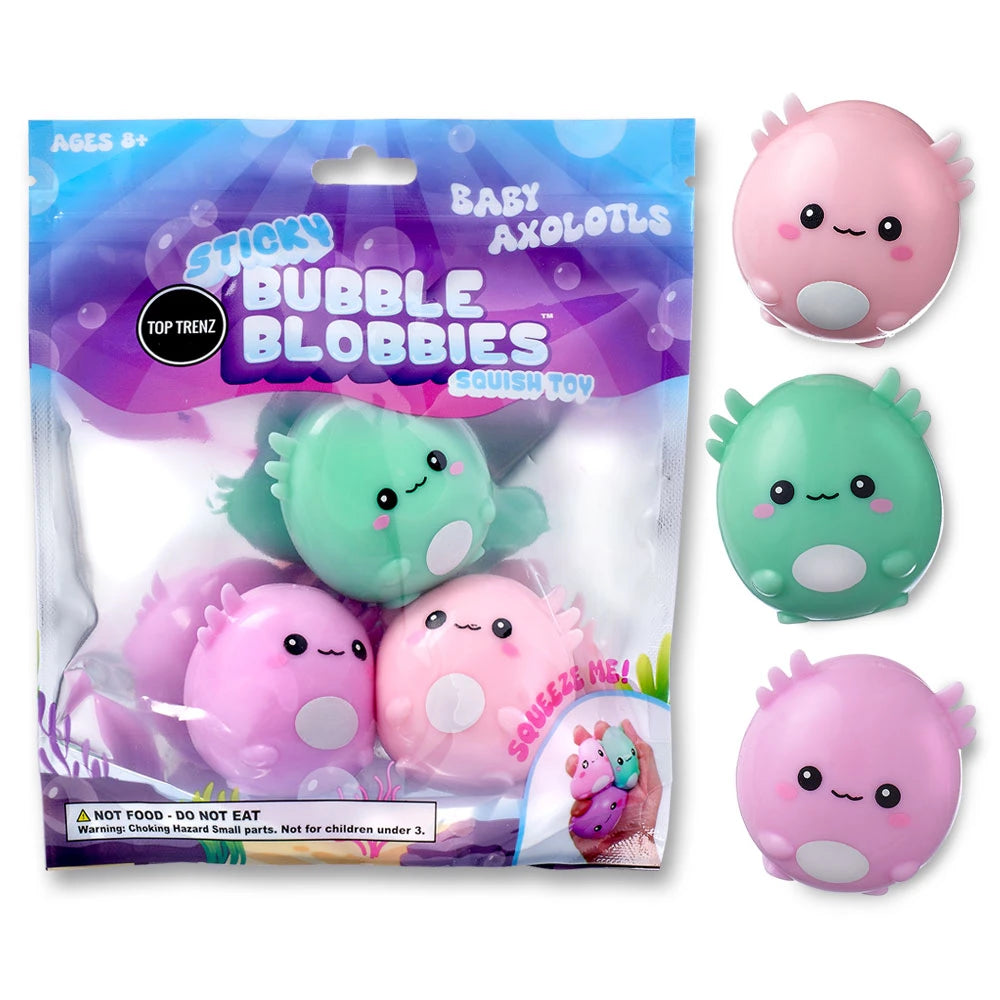 Sticky Bubble Blobbies - Baby Axolotl by Top Trenz
