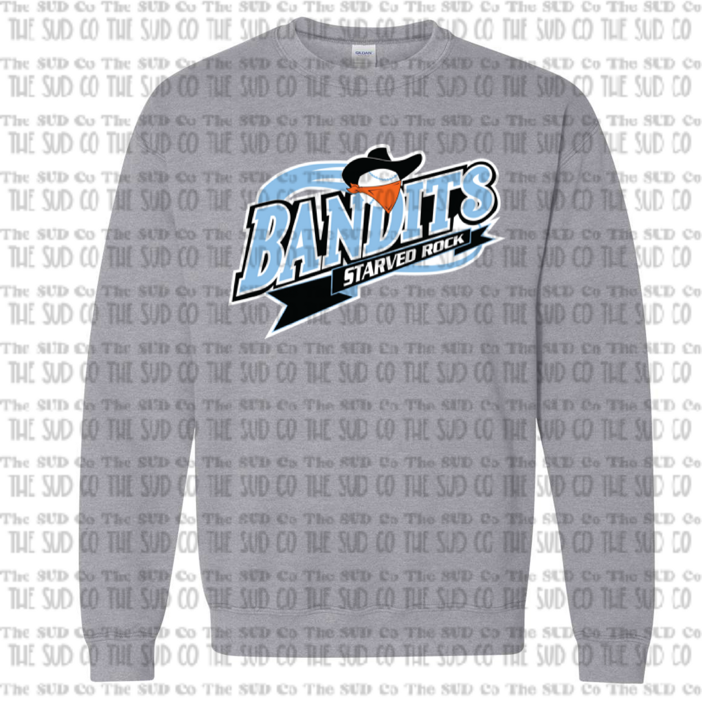 Bandits Crewneck Sweatshirt Gray