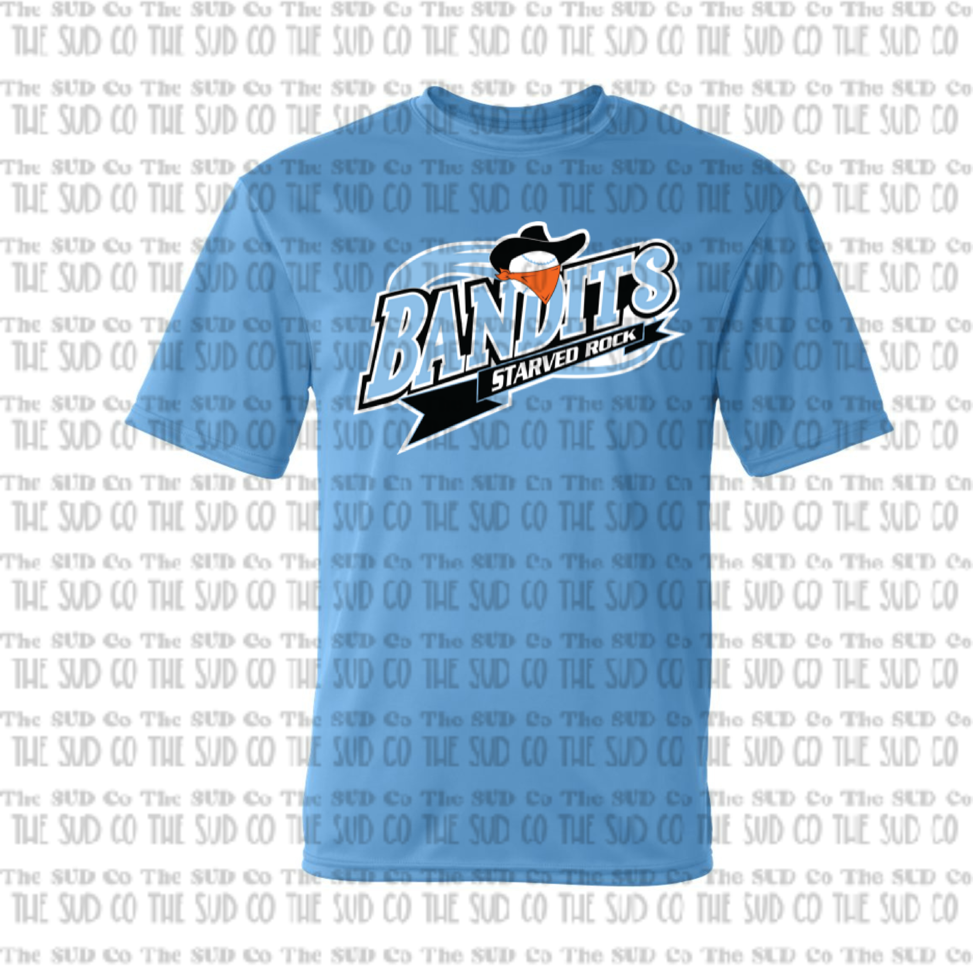 Bandits Short Sleeve Dri Fit Columbia Blue
