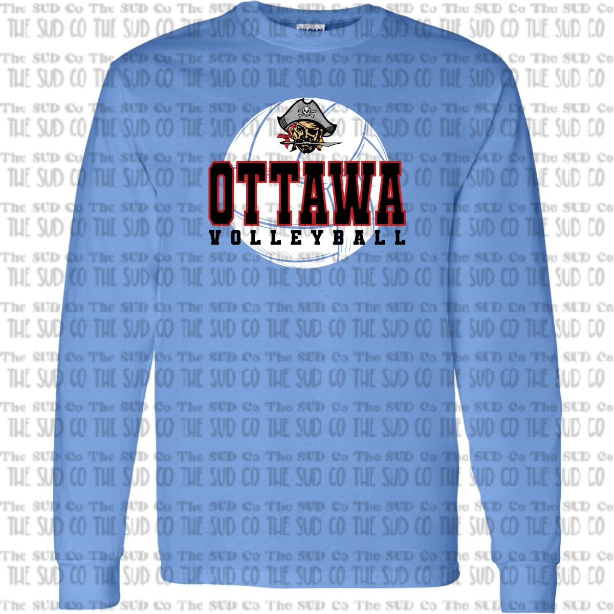 OHS Volleyball Long Sleeve T-shirt - Blue