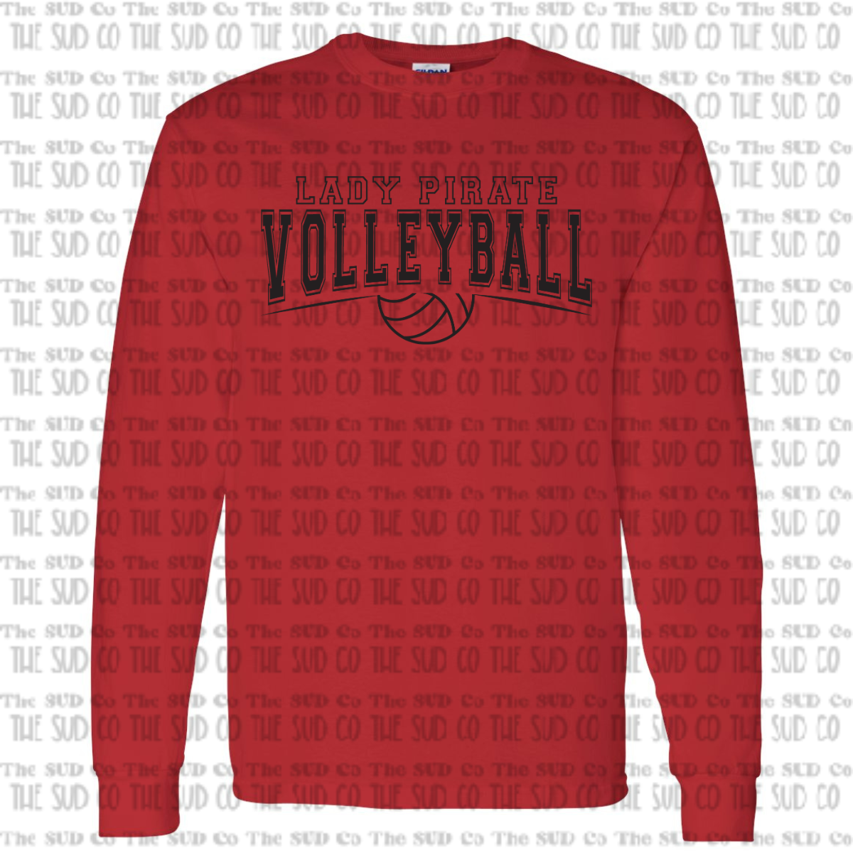 OHS Volleyball Long Sleeve T-shirt - Red