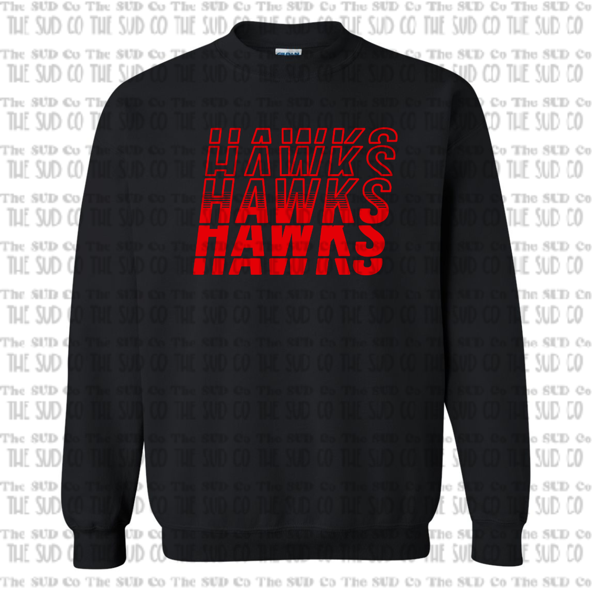 Waltham Crewneck Black Sweatshirt