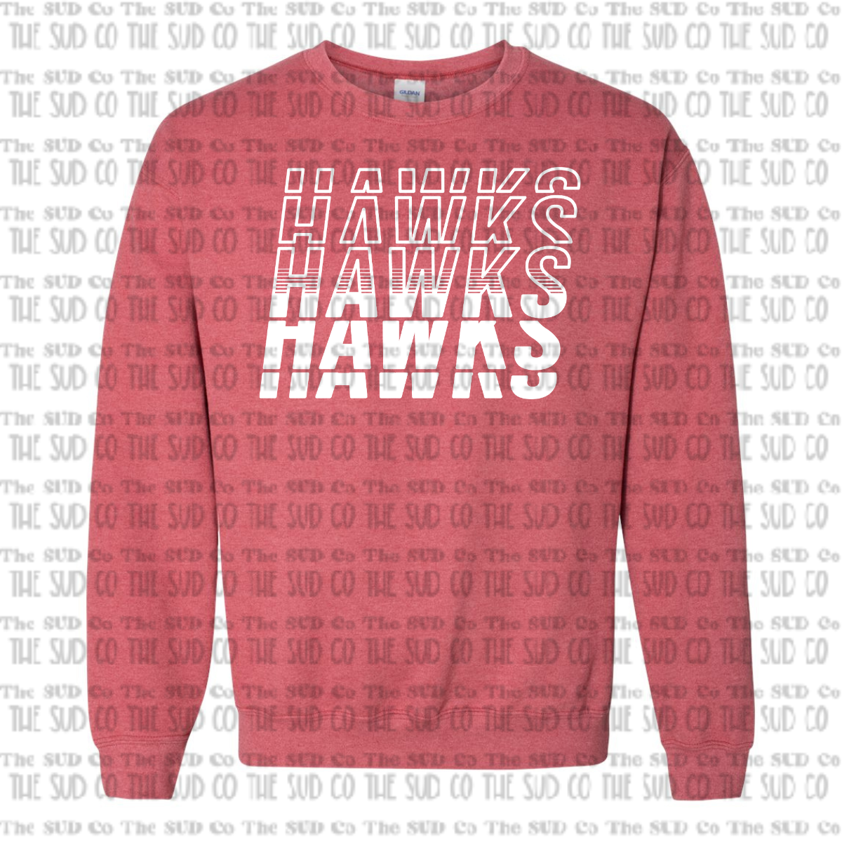 Waltham Crewneck Red Sweatshirt