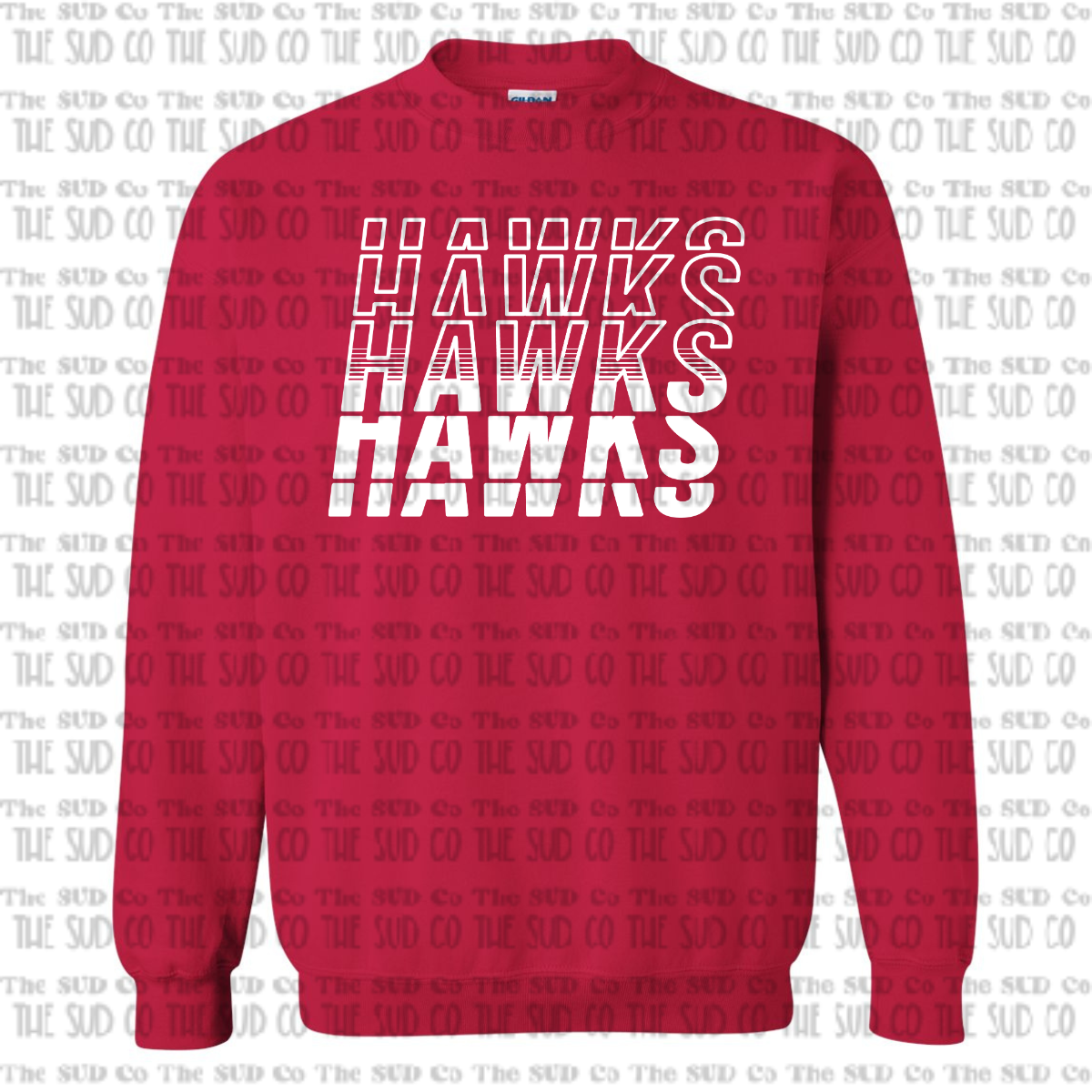 Waltham Crewneck Red Sweatshirt