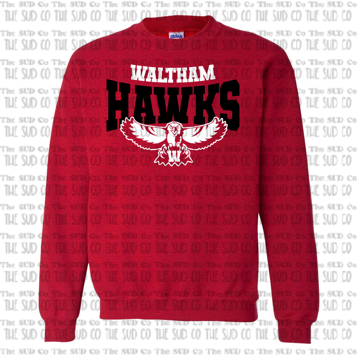 Waltham Crewneck Red Sweatshirt