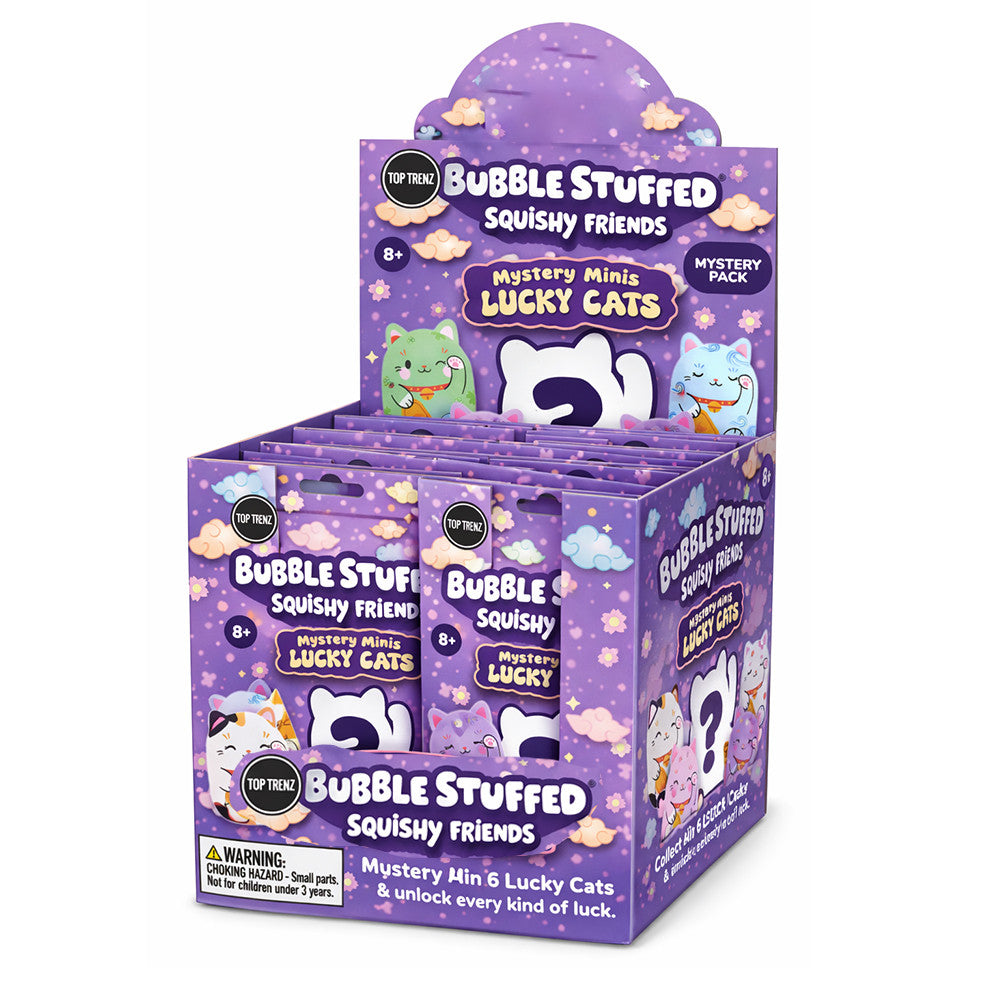 Bubble Stuffed Squishy - Mystery Mini Lucky Cats by Top Trenz