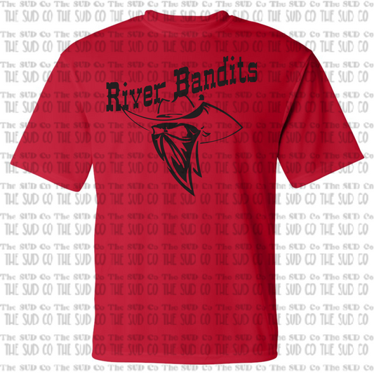 River Bandits Short Sleeve Dri-Fit Red